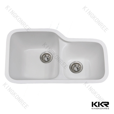 Double Bowls Undermount Sink Kkr Mt19 From China Manufacturer Solid Surface Sanitarywares - Double Undermount Sink White Double Bowls Undermount Sink Kkr Mt19 From China Manufacturer Solid Surface Sanitarywares - Double Undermount Sink White